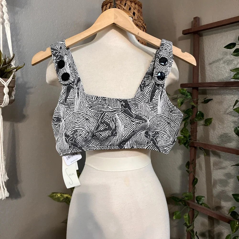 ▪️NWT Seea Georgia Bikini Top - Night Glide - Picture 7 of 10